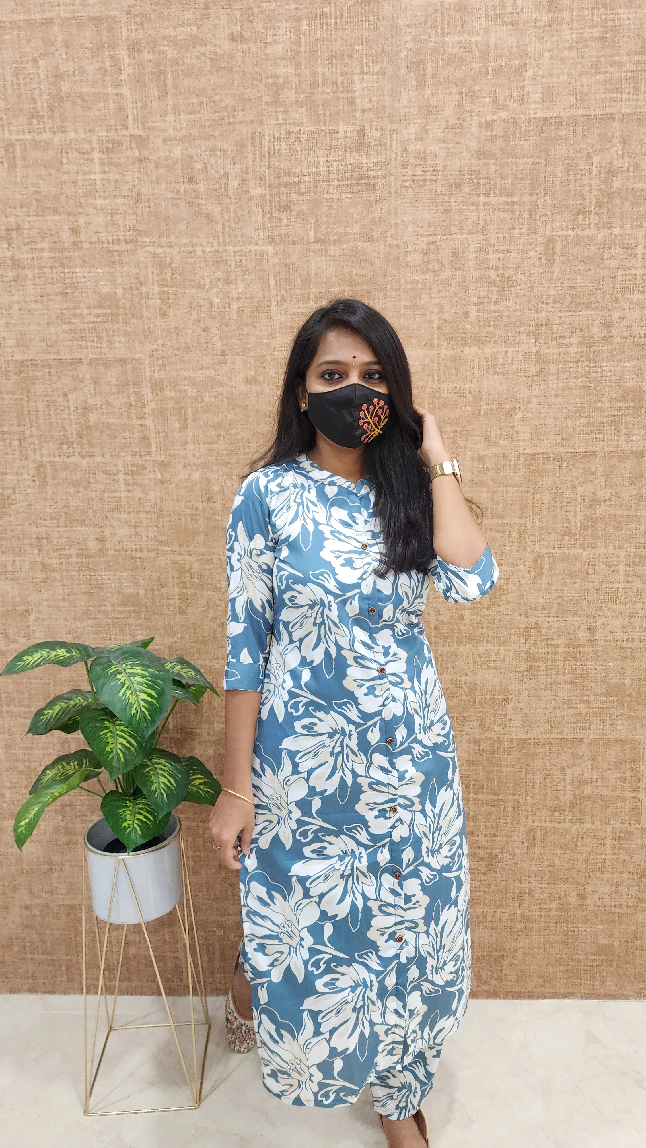 Cord set (pant & top) (9371)c2 - Image 2