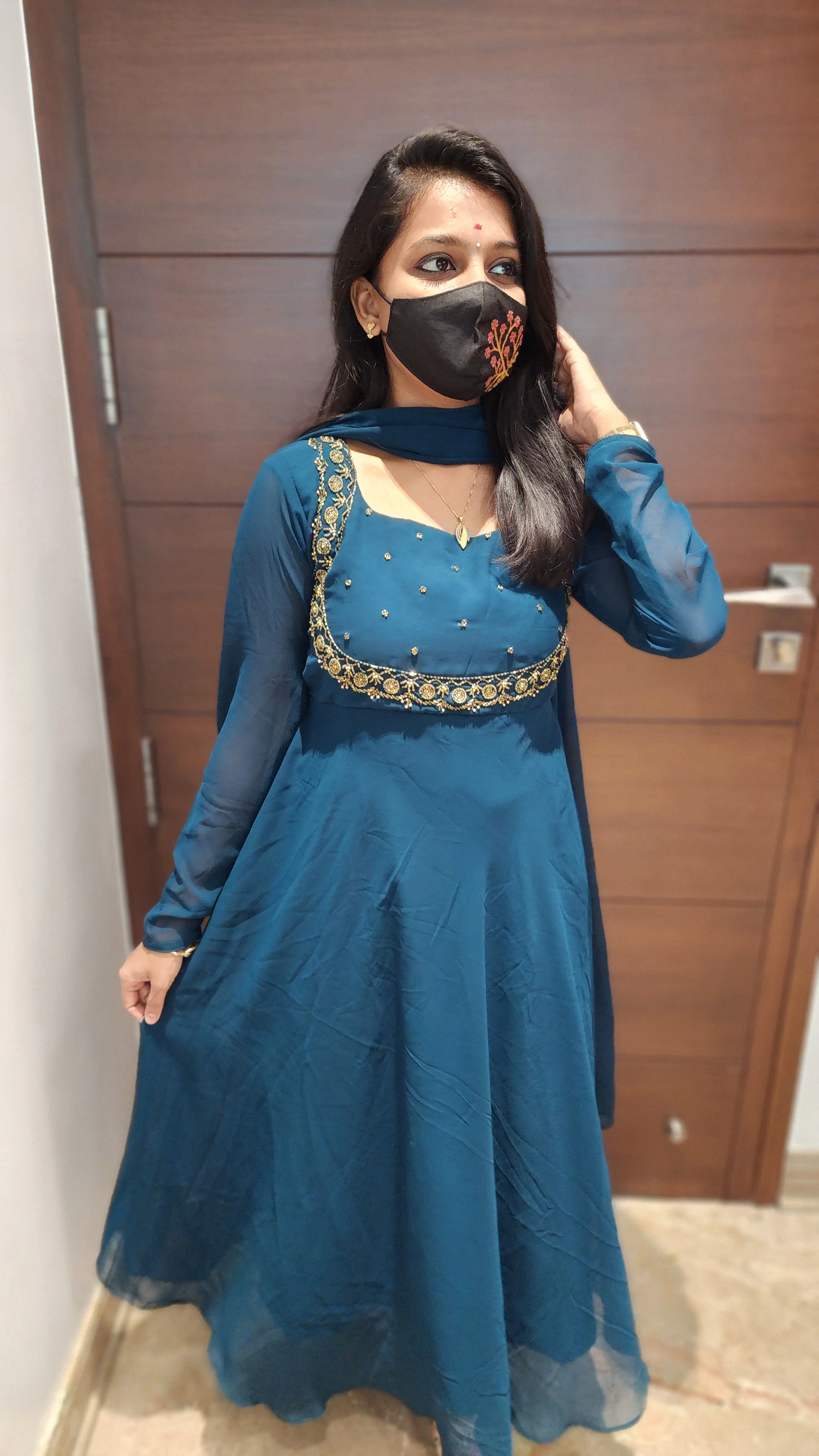 Festive Anarkali Salwar Set (7770)c - Image 3