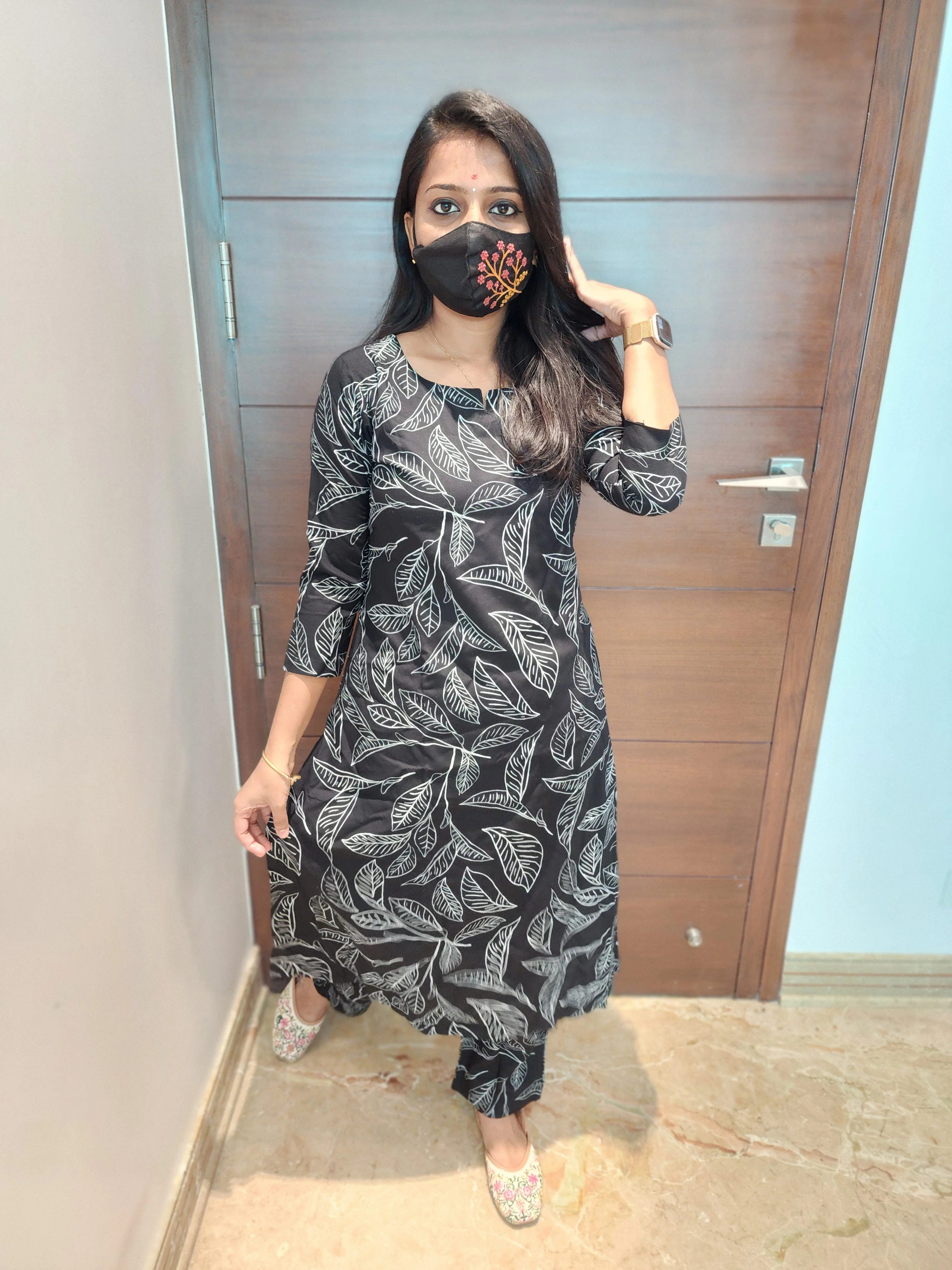 Cord set (pant & top) (6147)c2 - Image 3