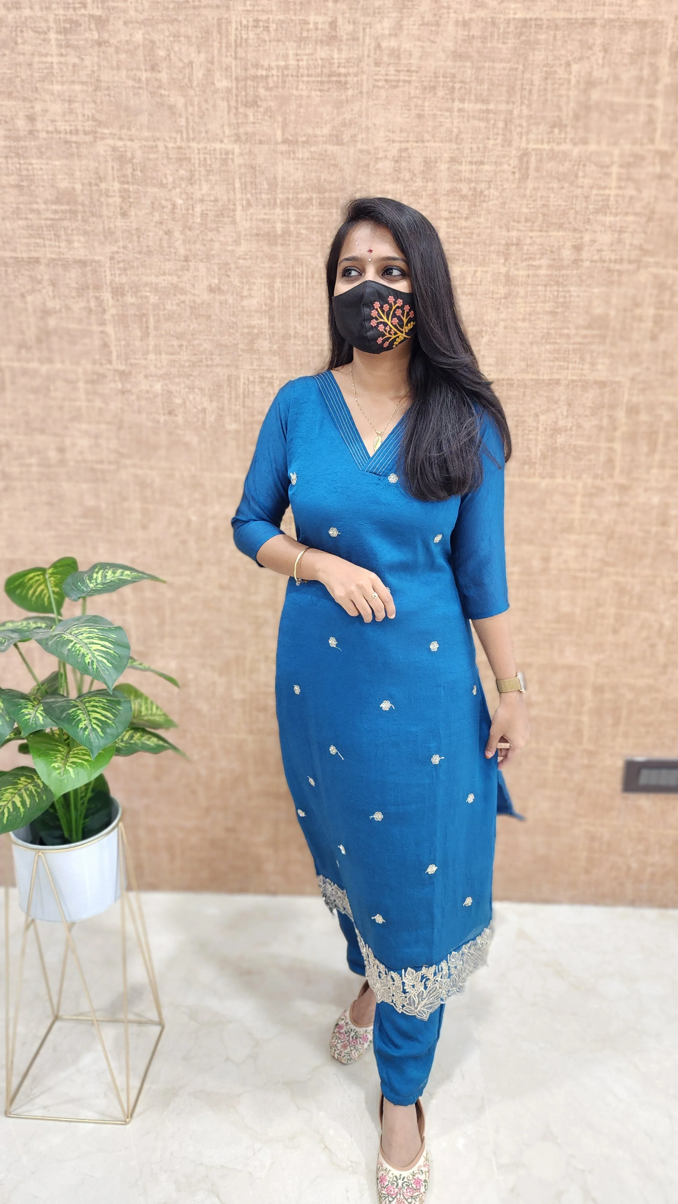 Ethnic Cord set (9329) - Image 4