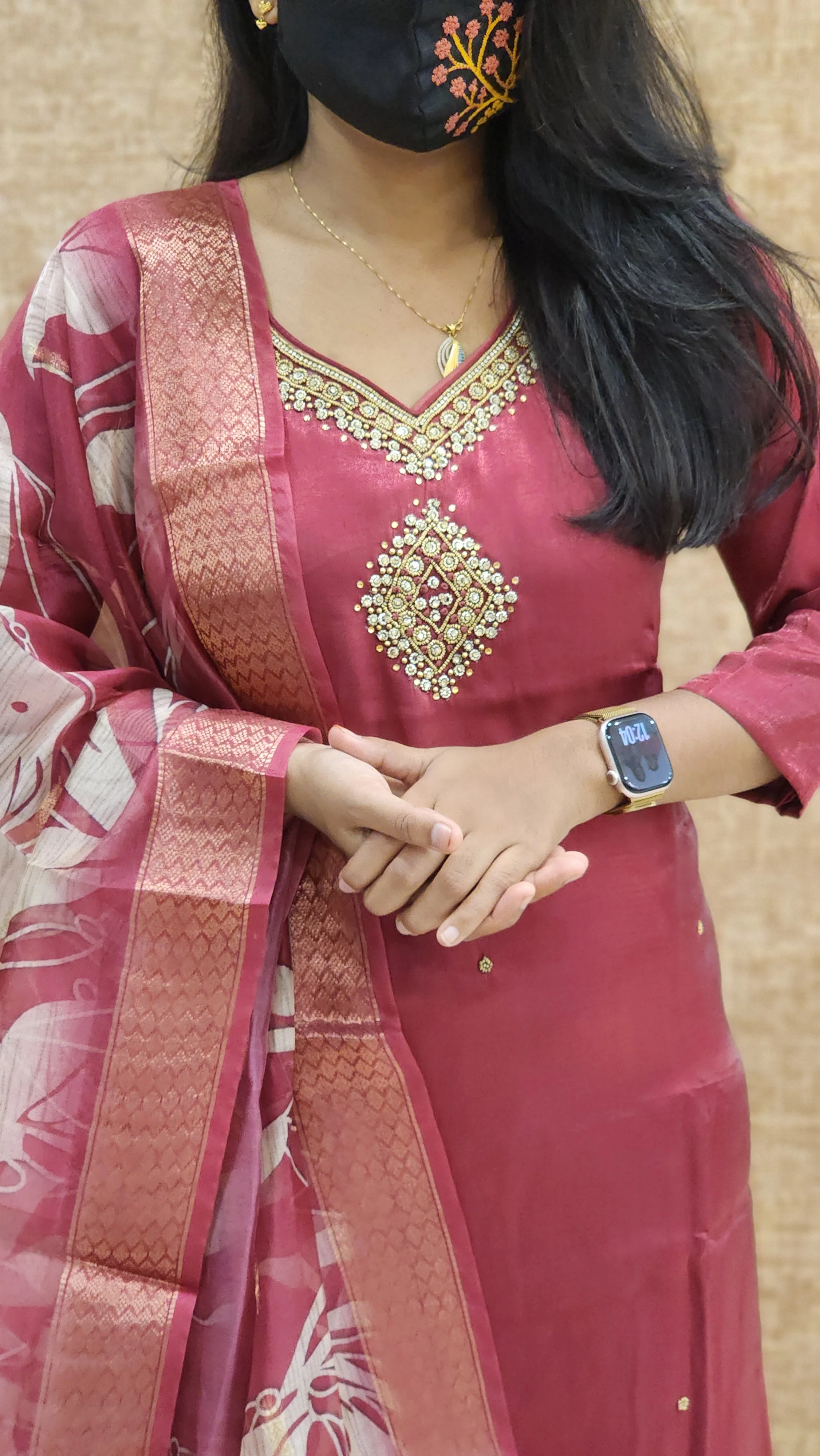 Ethnic Salwar Set (9625)c - Image 4