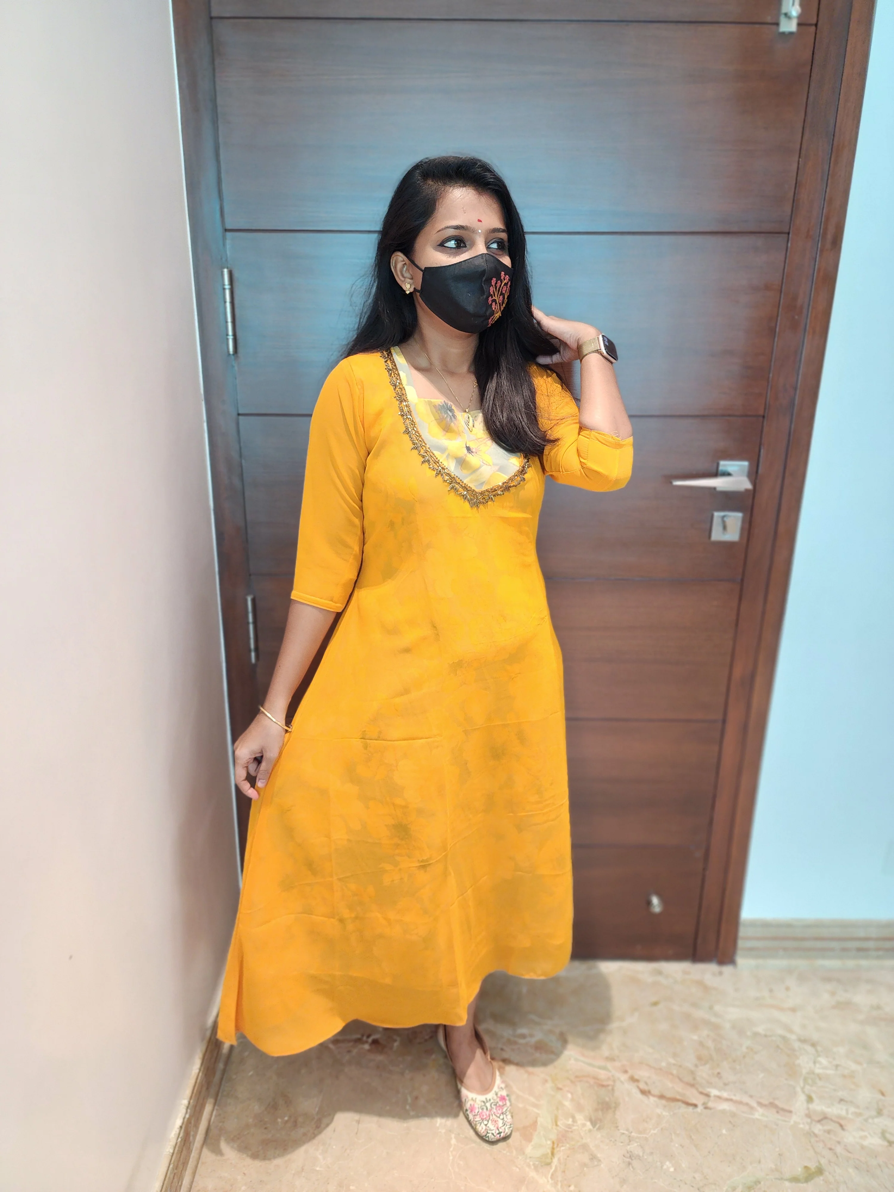 Handwork kurti (5926) - Image 3