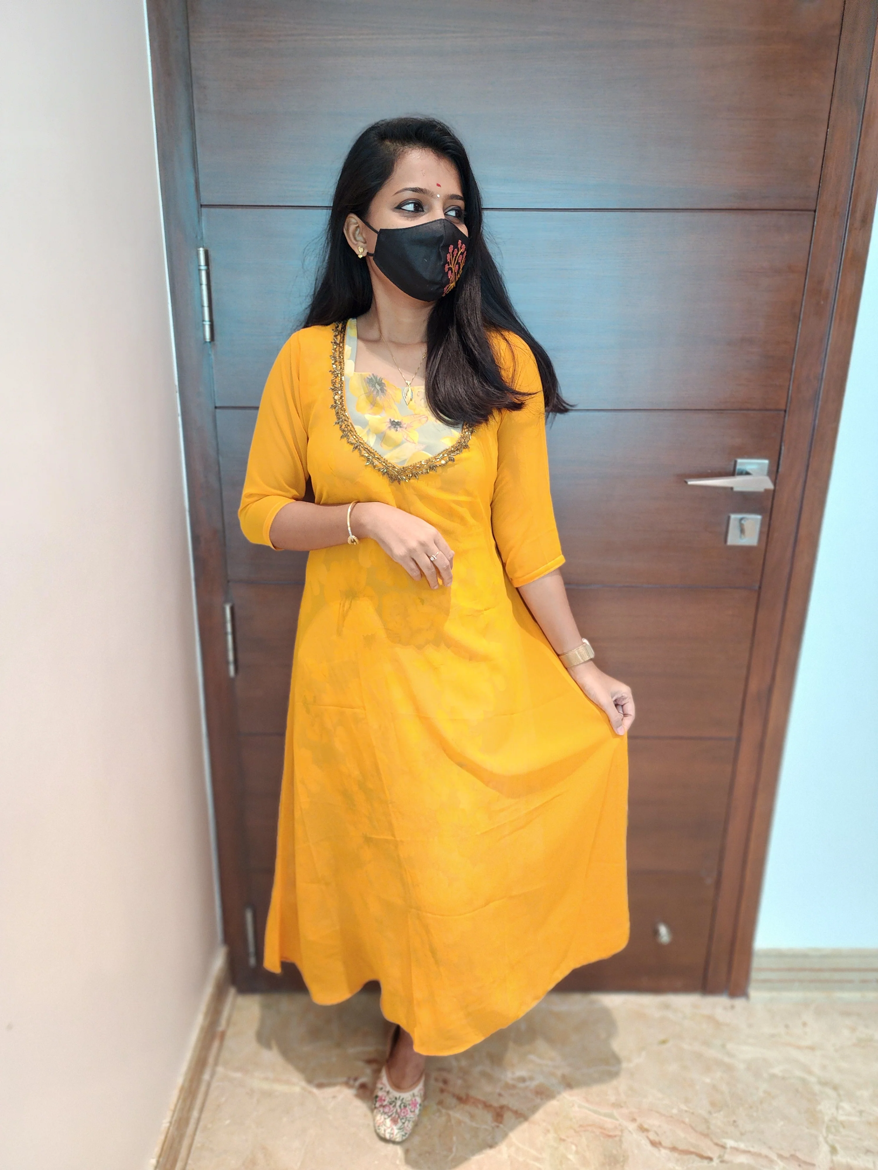Handwork kurti (5926) - Image 4