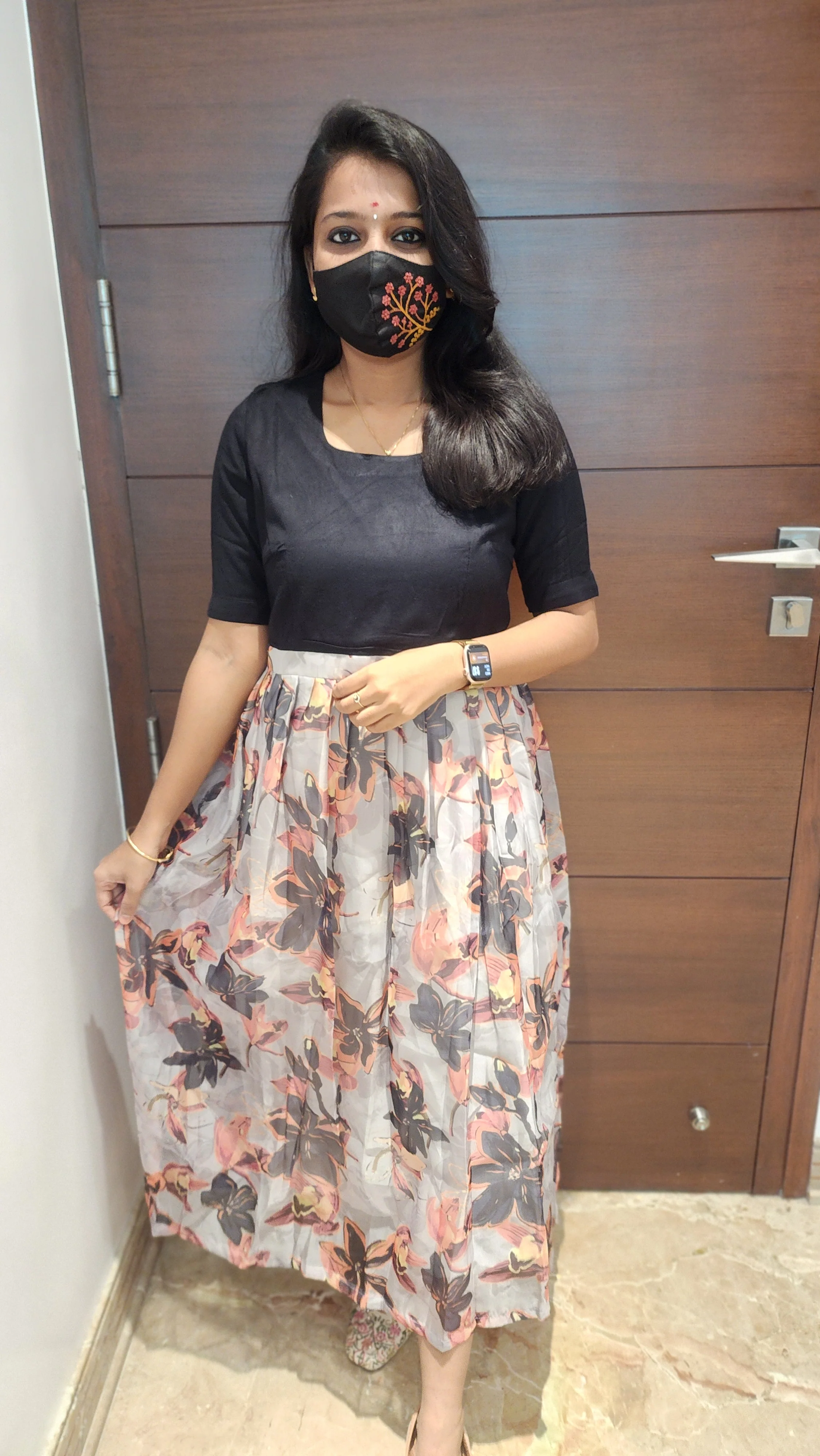 Indo-Western frock(7626)c - Image 3