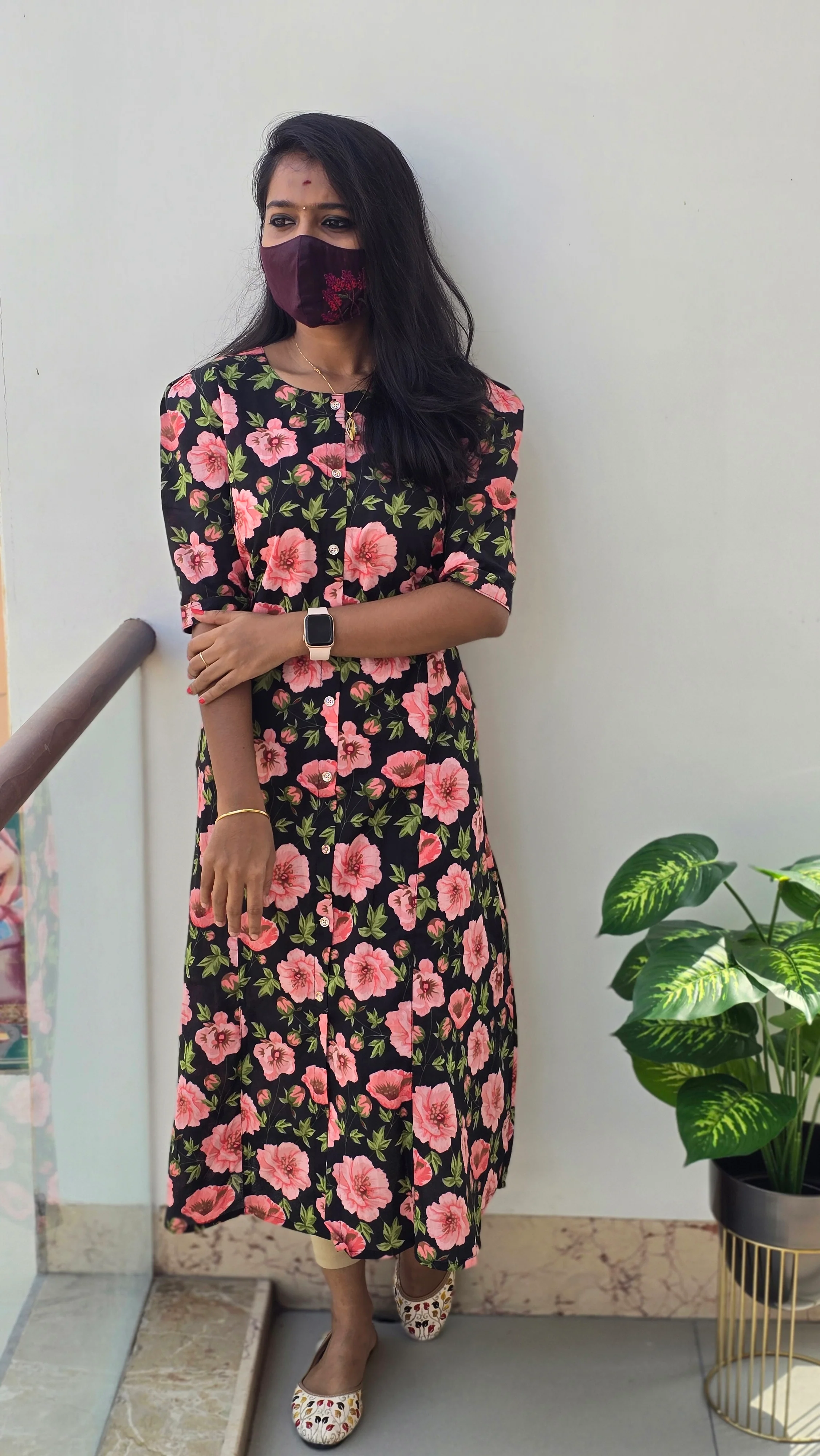 Jaipur A-Line cotton Kurti (3064)(c5) - Image 4