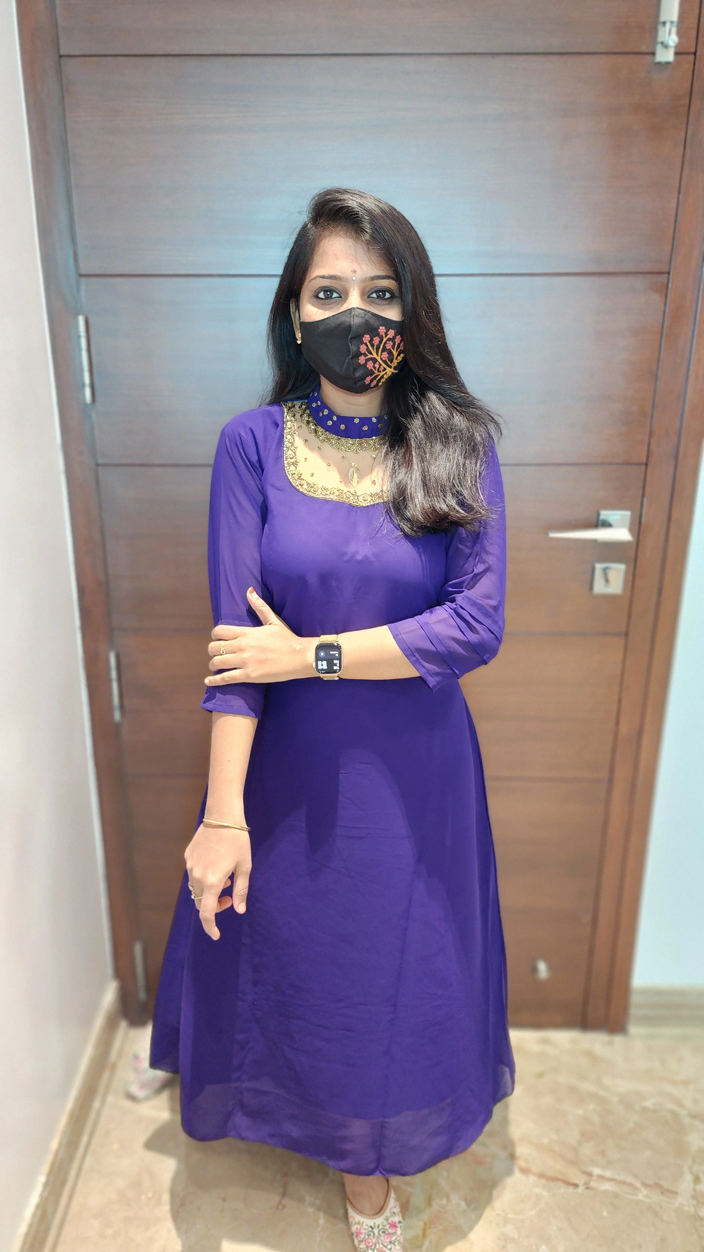 Jewel Neck kurti (8880)c4 - Image 3