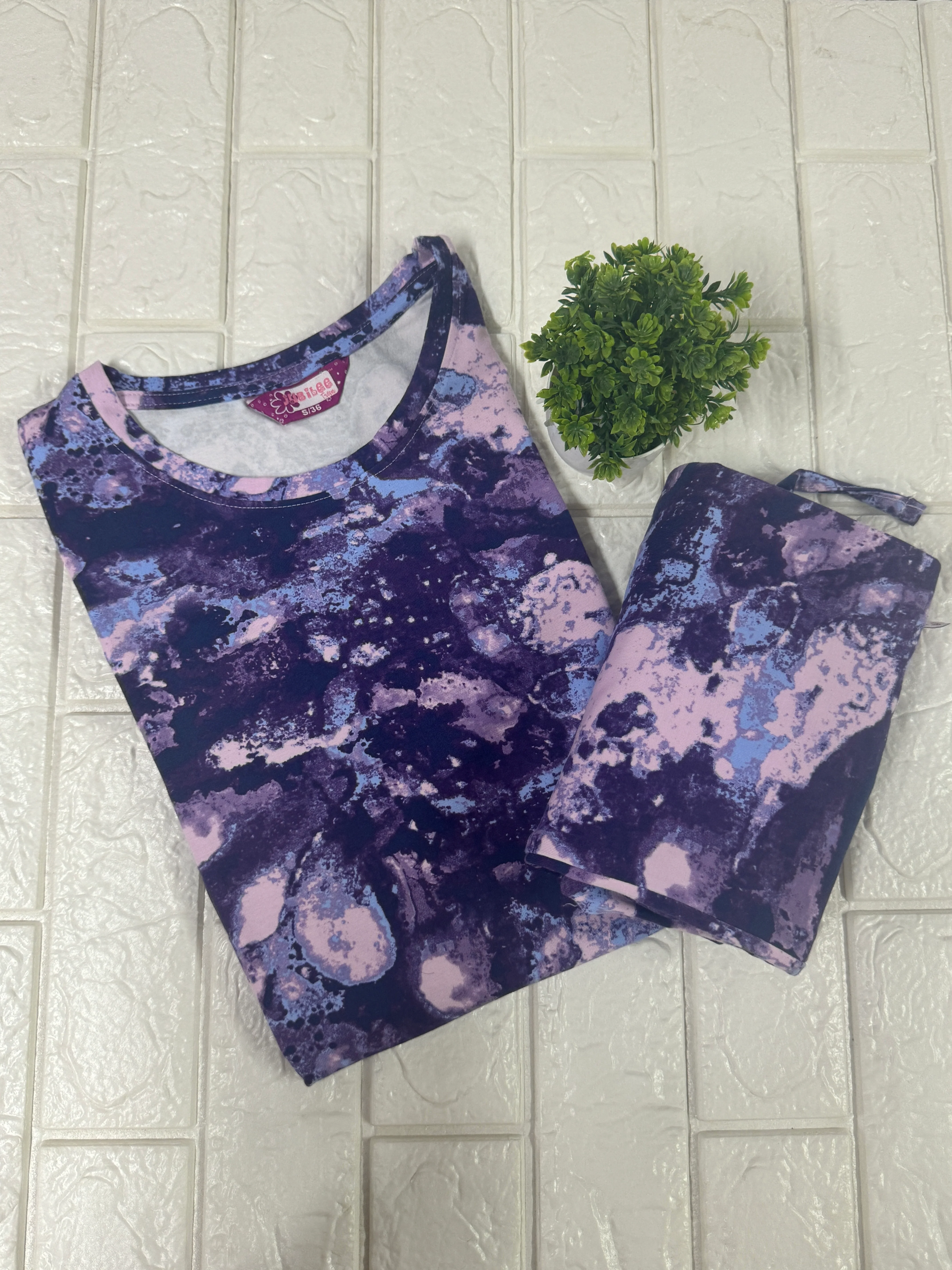 Night Wear Tie Dye(2319)(c) - Image 4