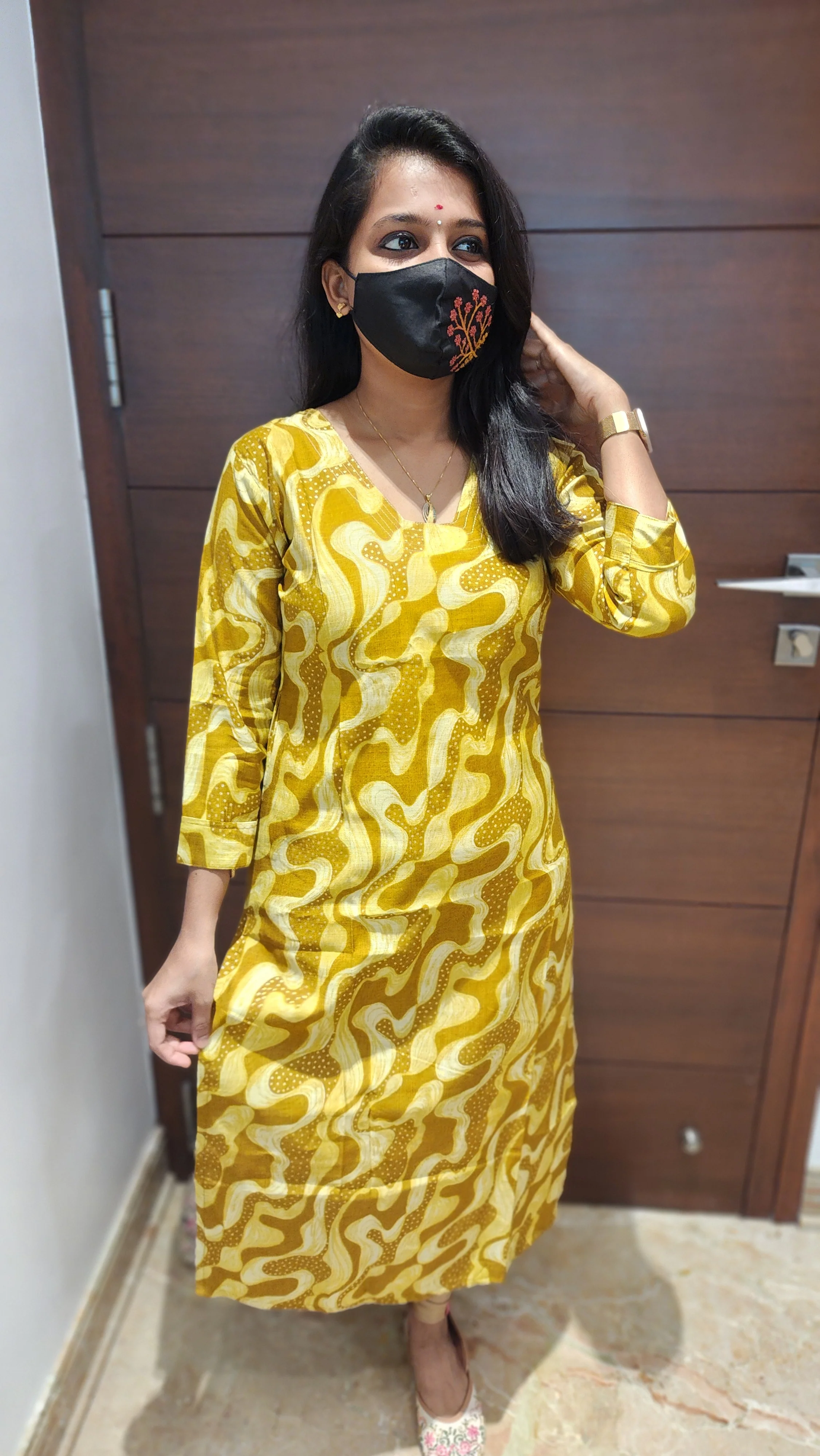Office Wear Kurti(7656)c3 - Image 3