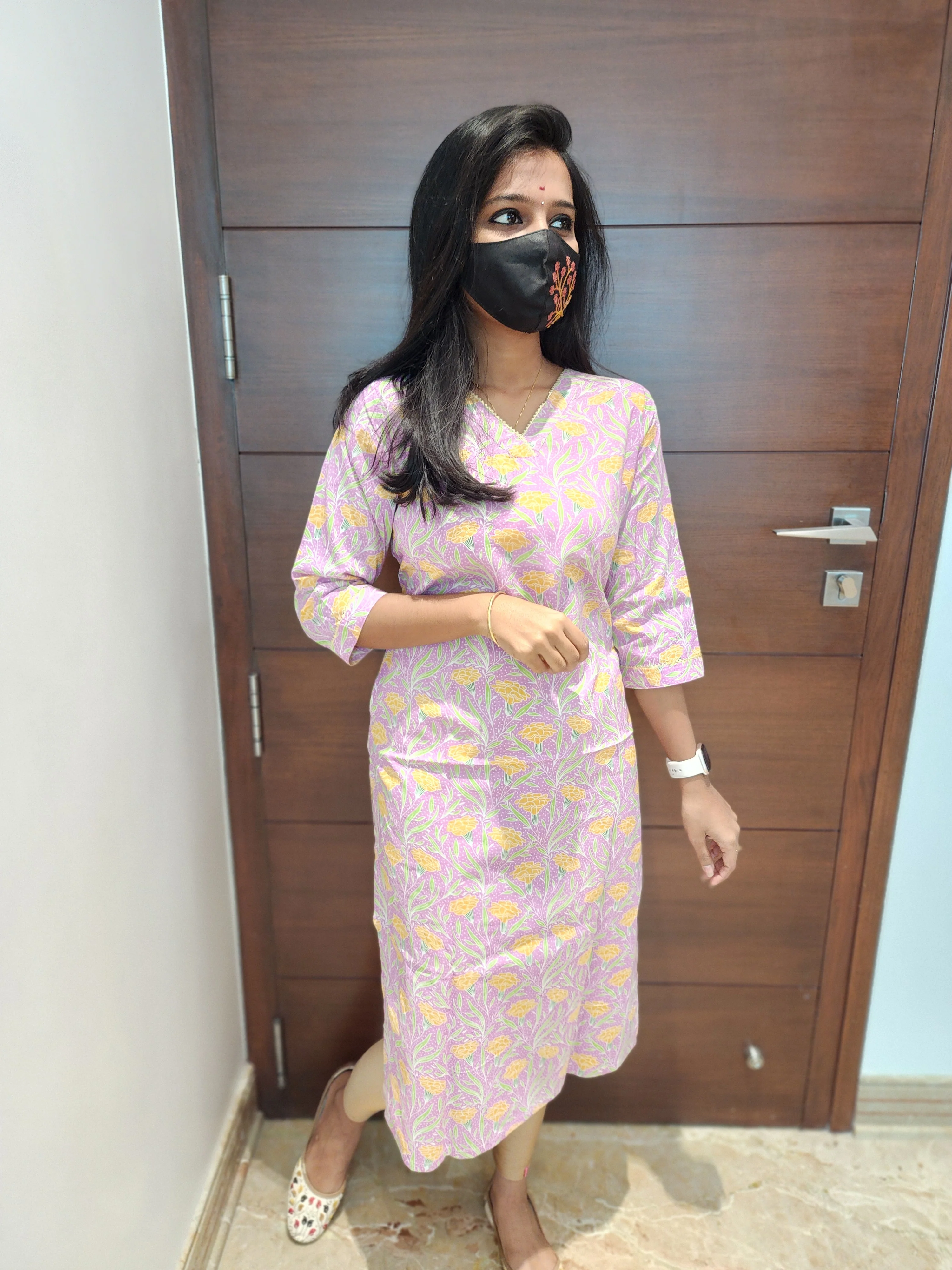 Office Wear Kurti (3882) - Image 3