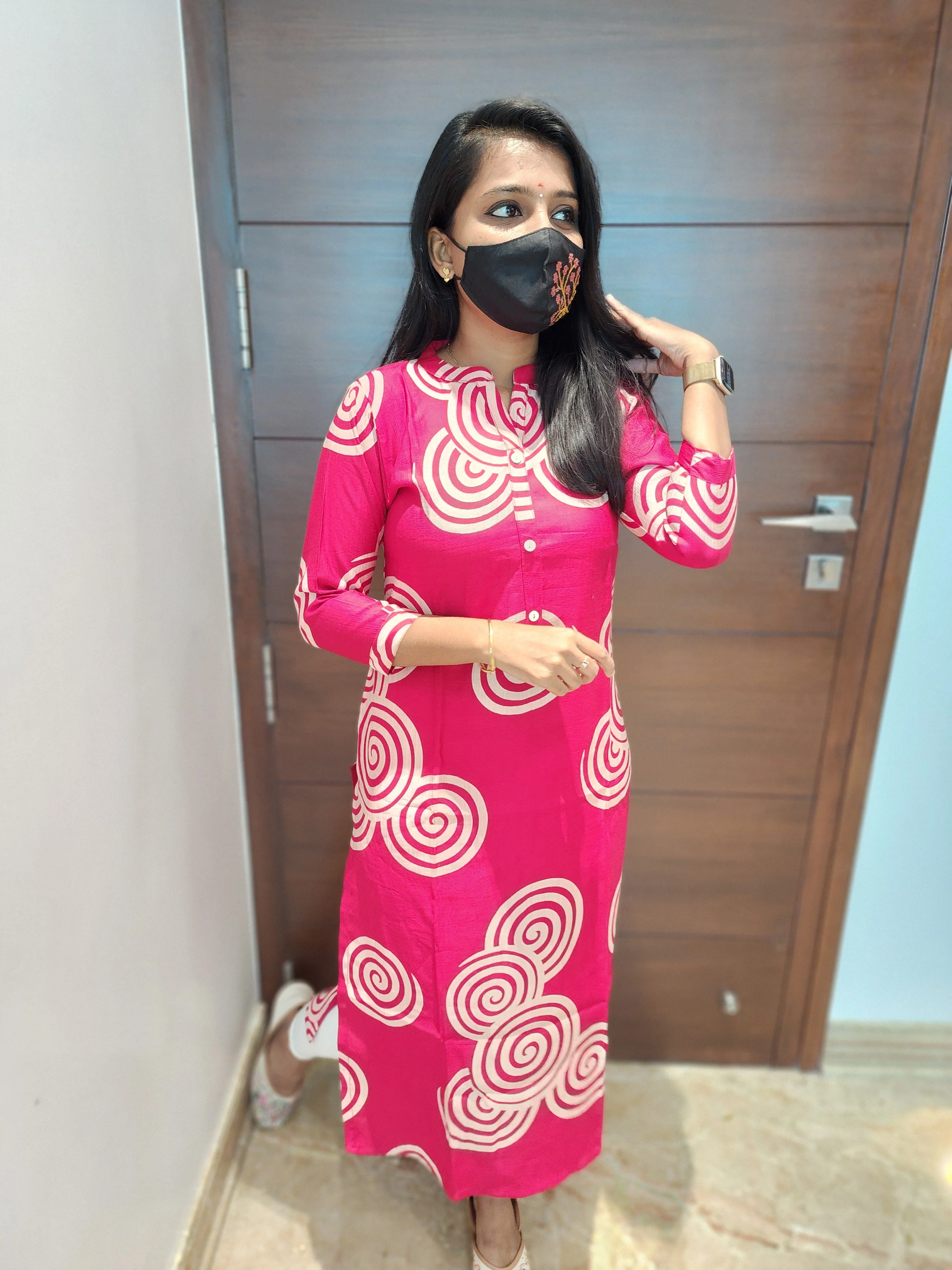 Office  Wear Kurti (5784) - Image 3