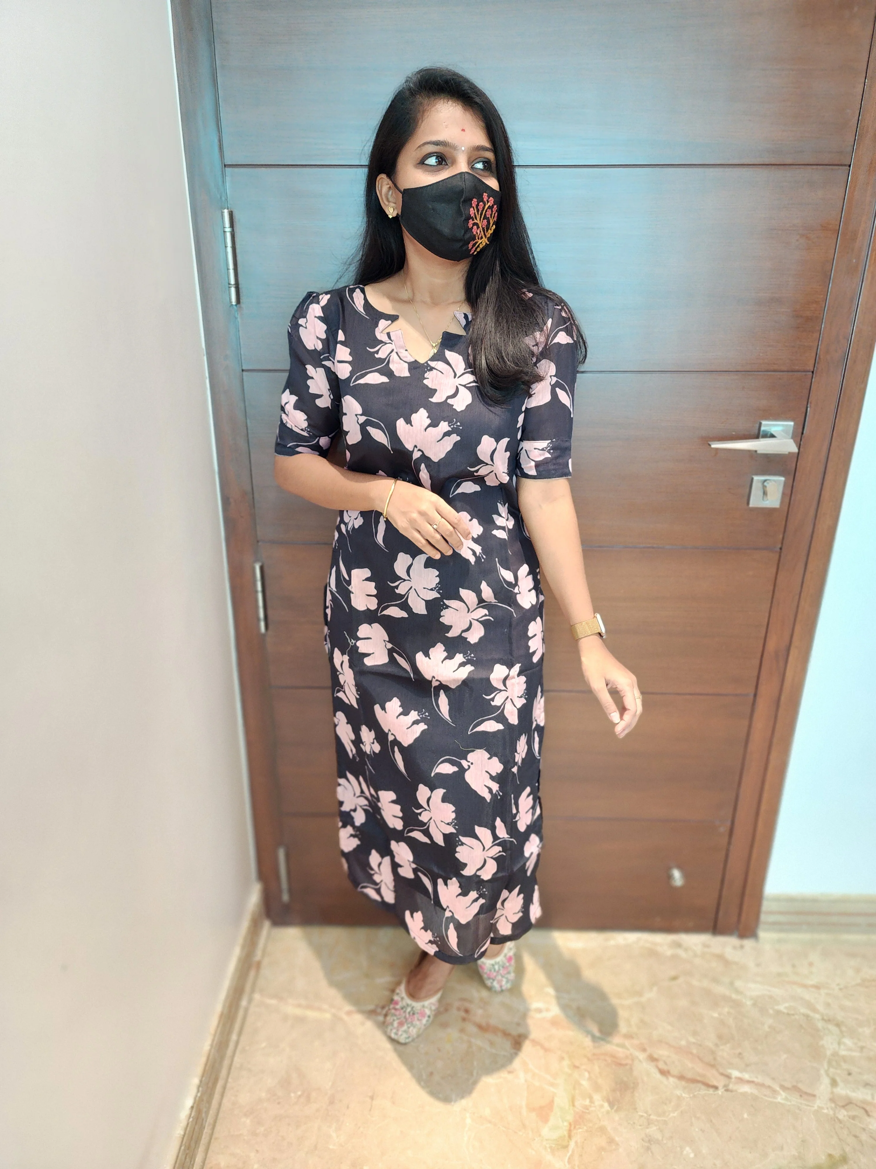Office Wear Kurti (6210) - Image 3