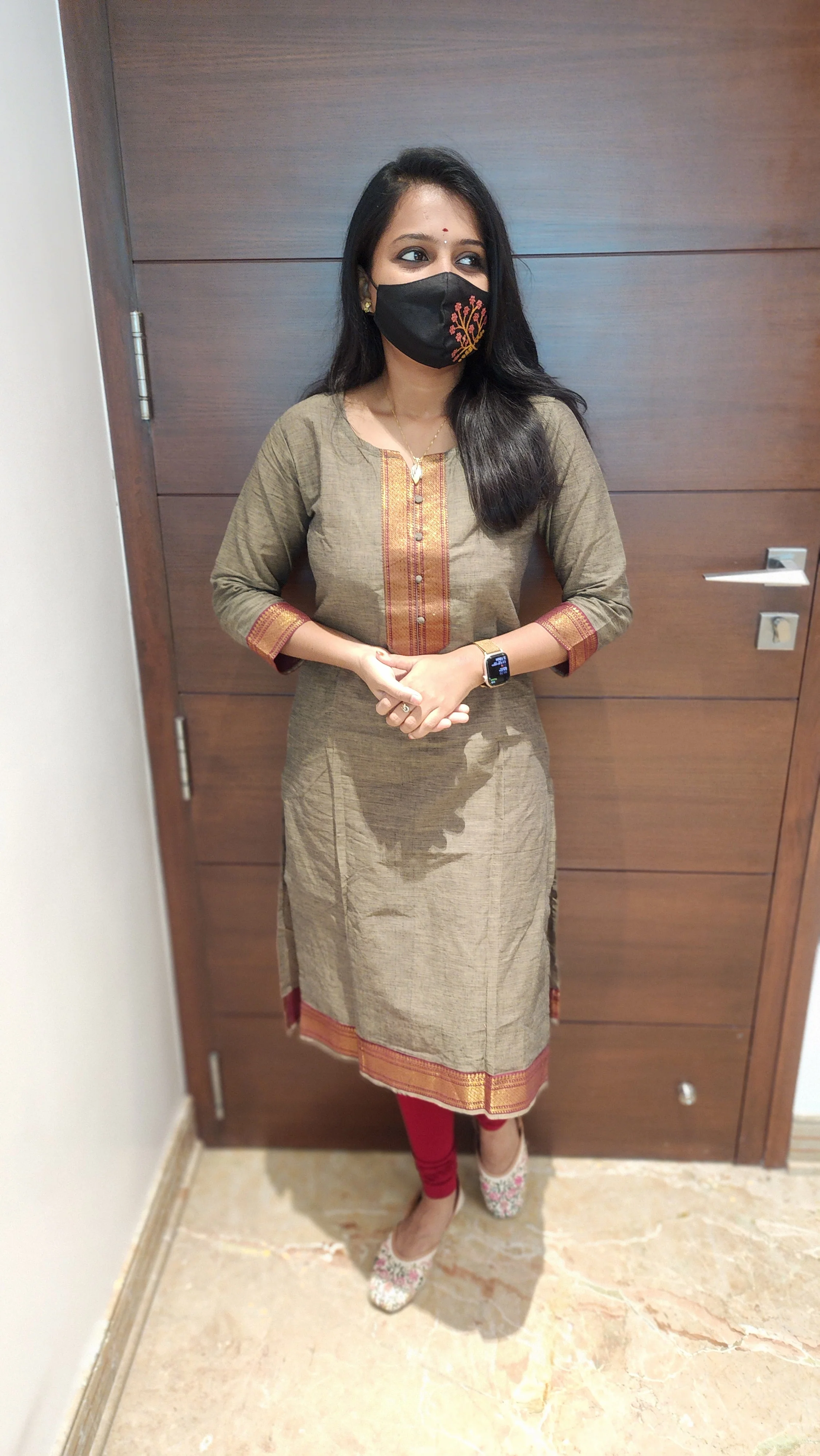 Office Wear kurti-Mangalgiri cotton(8627)c3 - Image 3