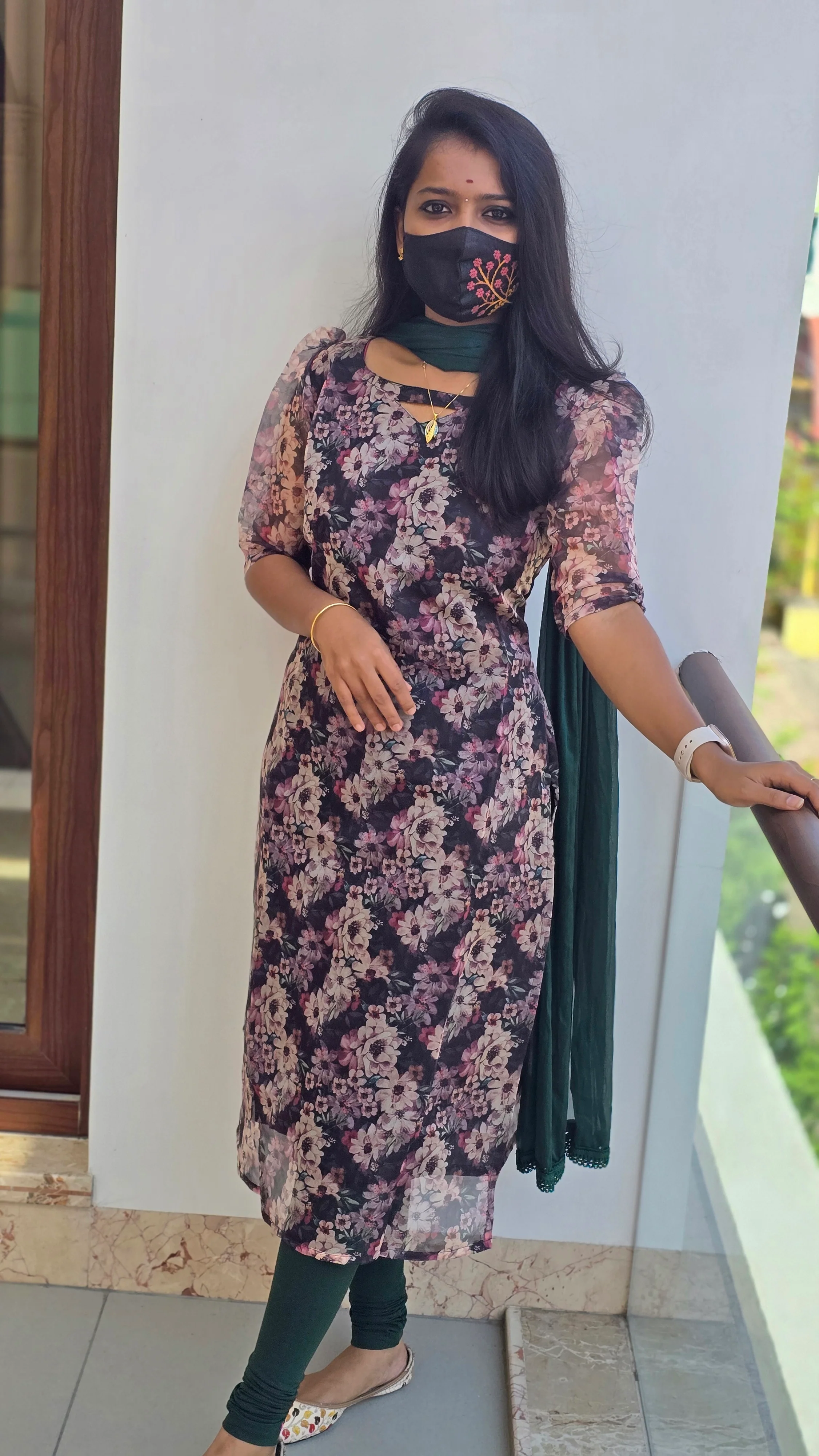 Organza kurti ( 4325)c5 - Image 3
