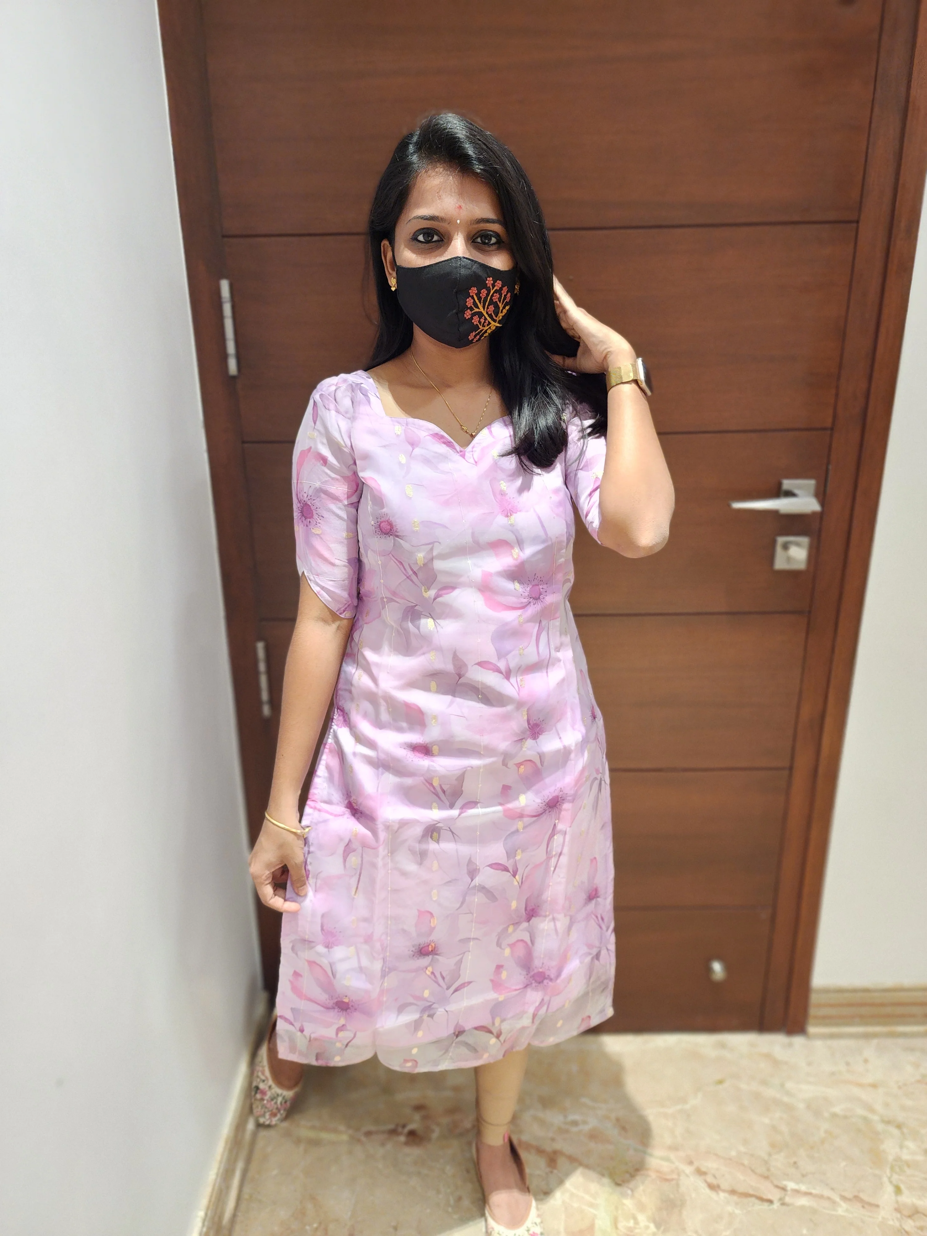 Organza kurti  (6760)* - Image 3