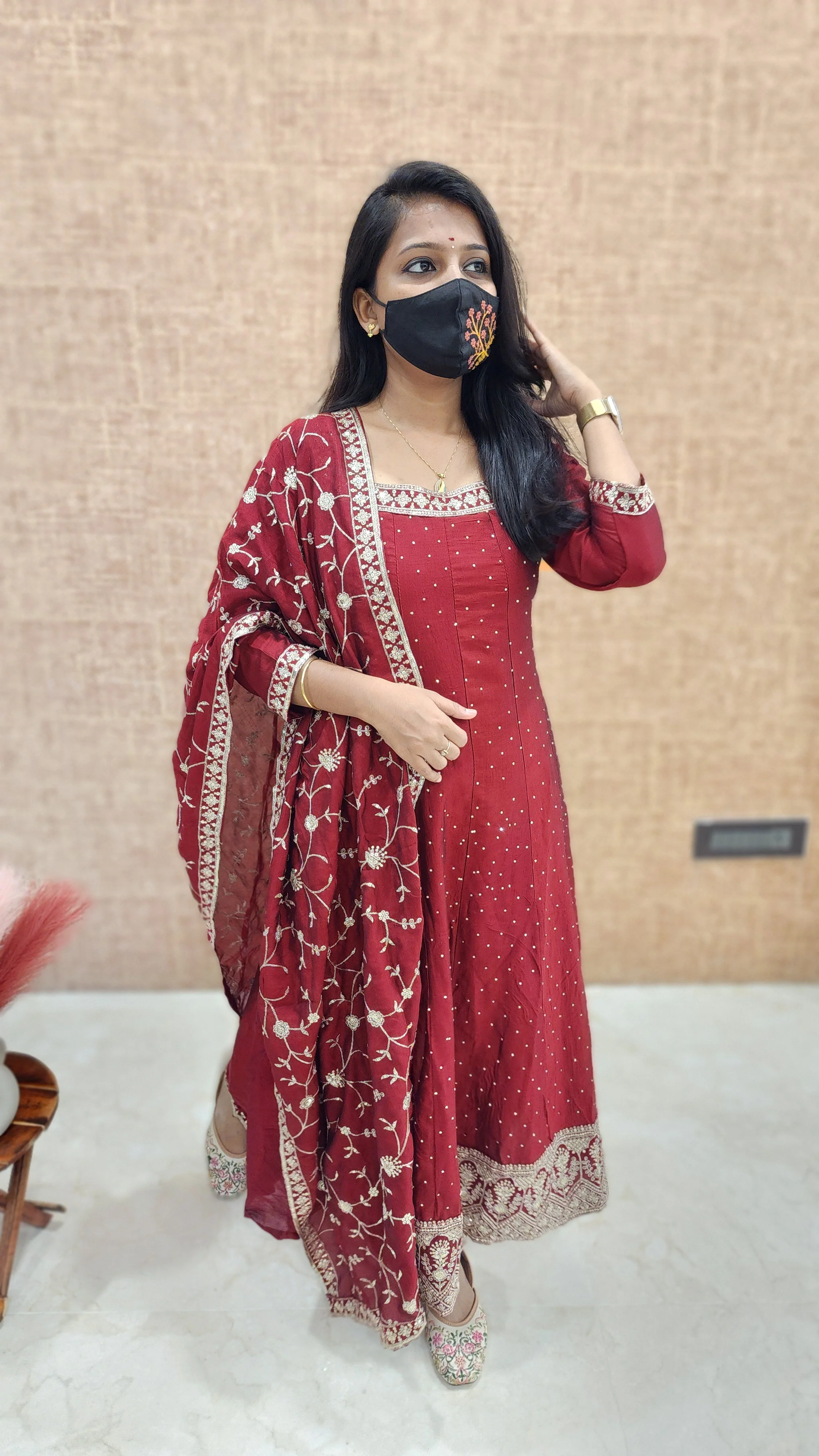 Ramazan Sale- Ethnic Salwar Set (9596) - Image 5