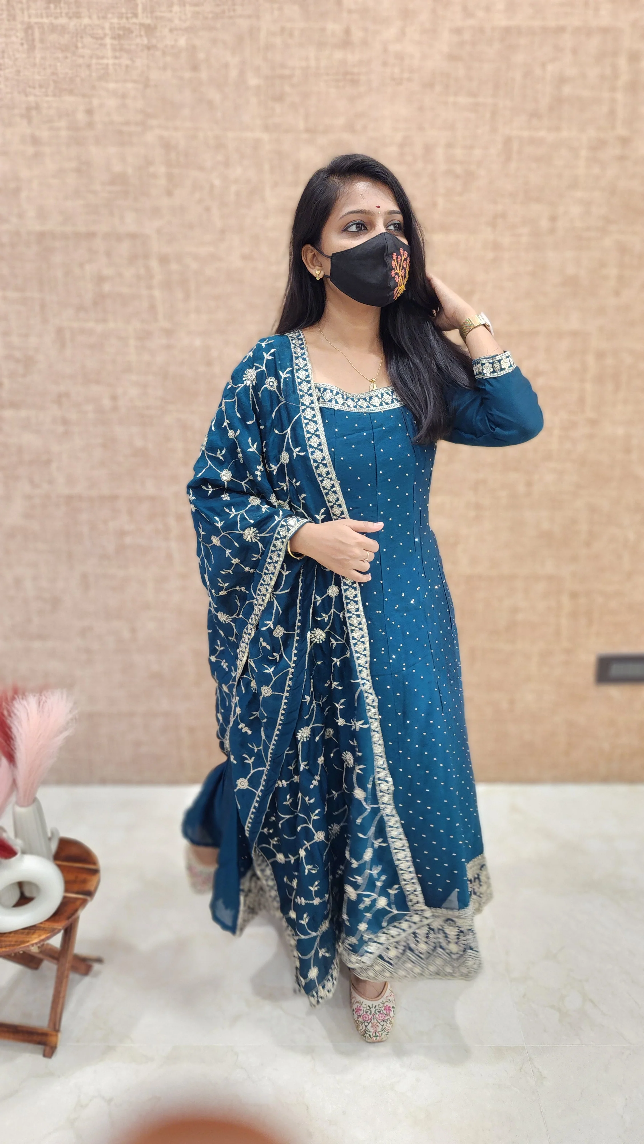 Ramazan Sale- Ethnic Salwar Set (9598) - Image 4