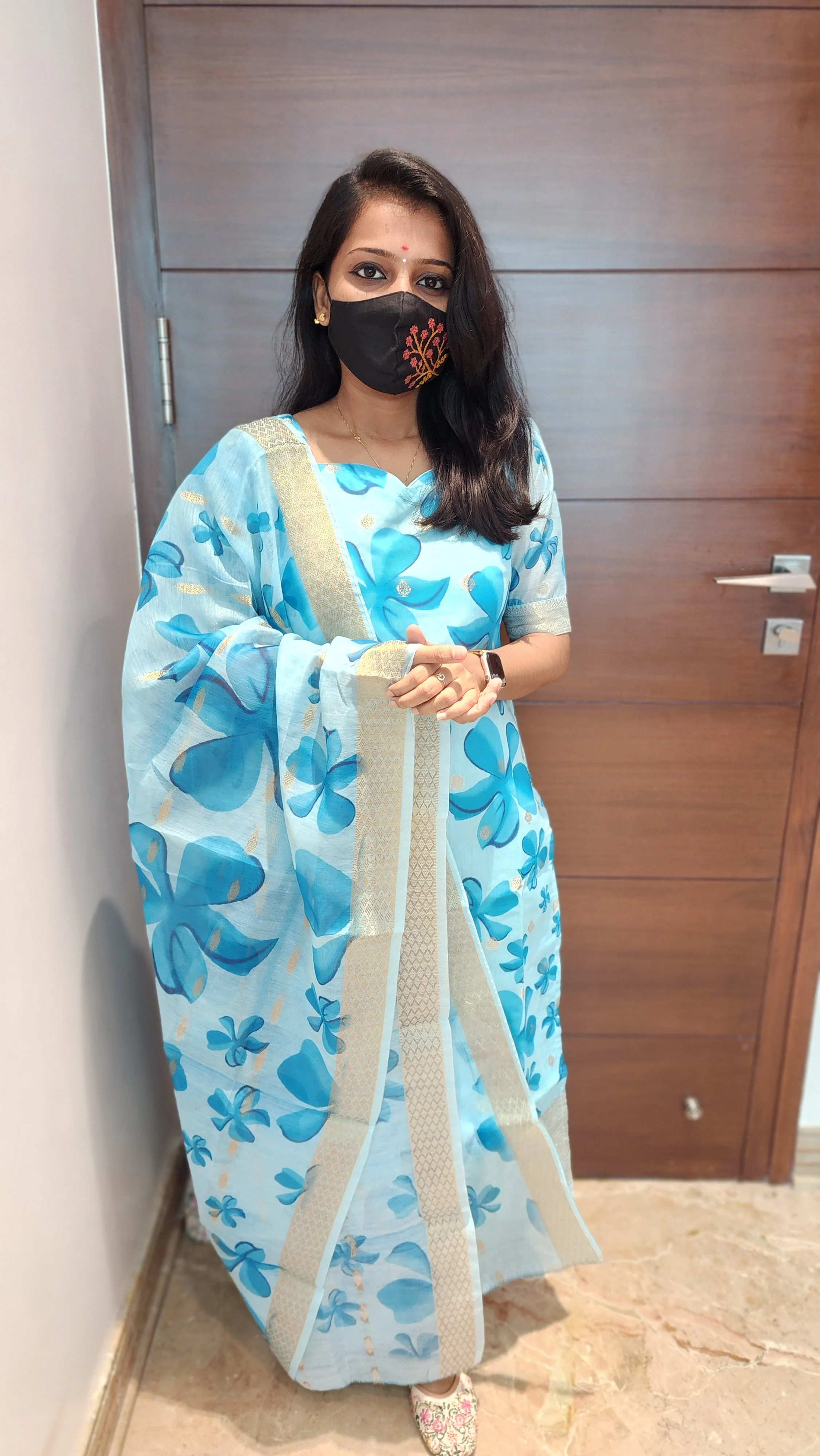 Salwar Set (Kurti+Dupatta)(7030)c - Image 4