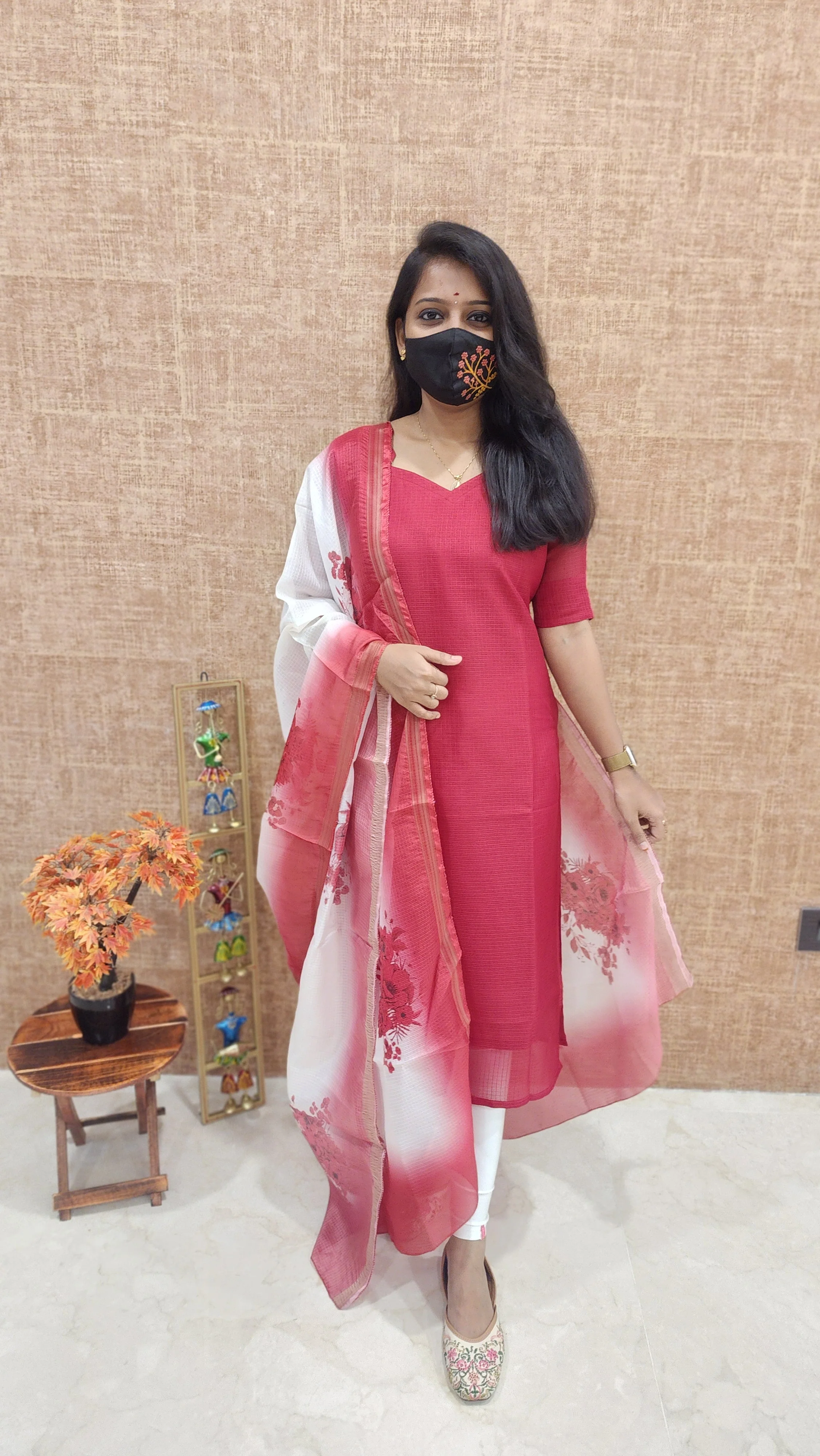 Salwar Set (kurti+Dupatta)(9600) - Image 5
