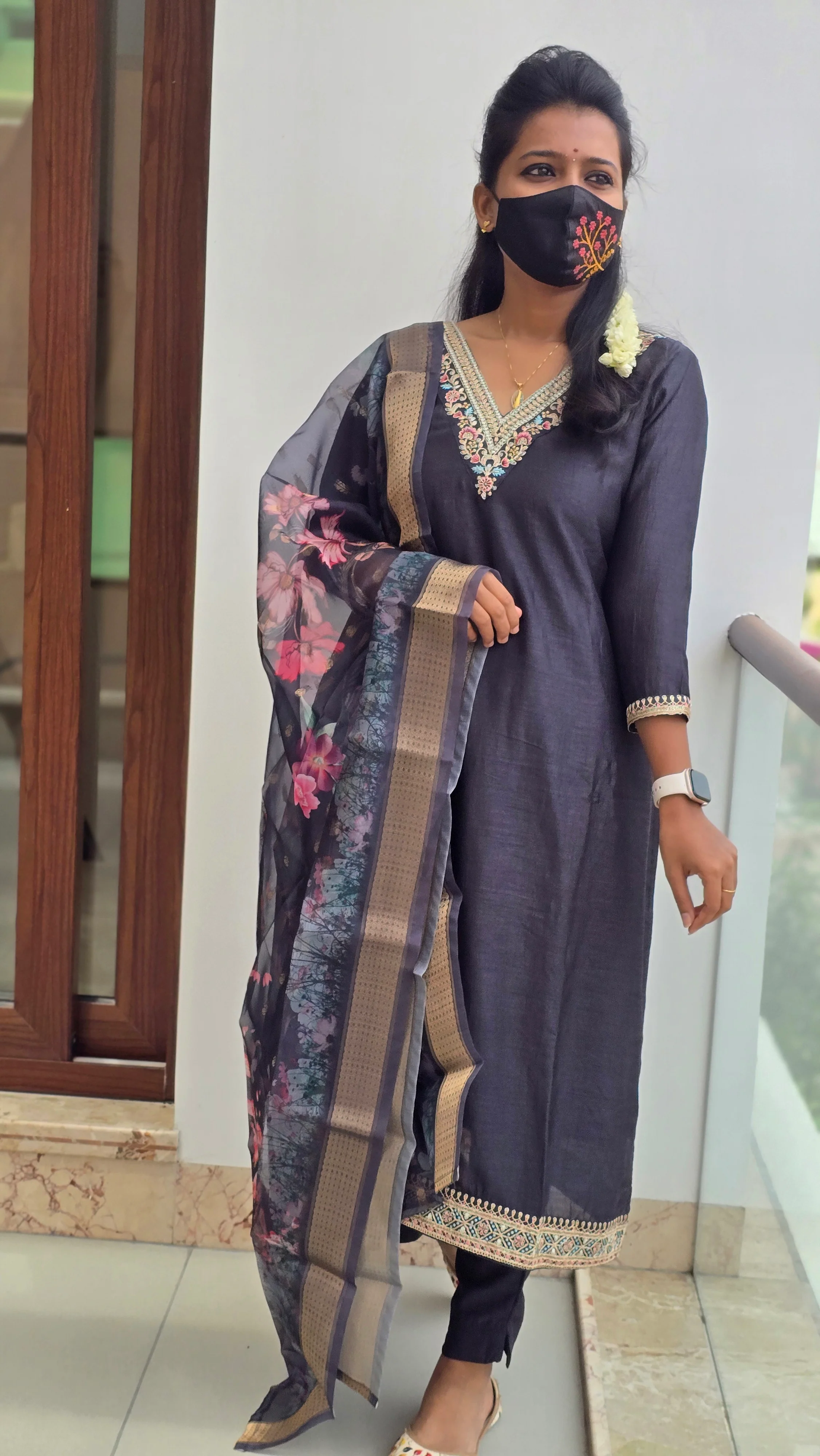 Salwar Set(4294)(c2) - Image 3