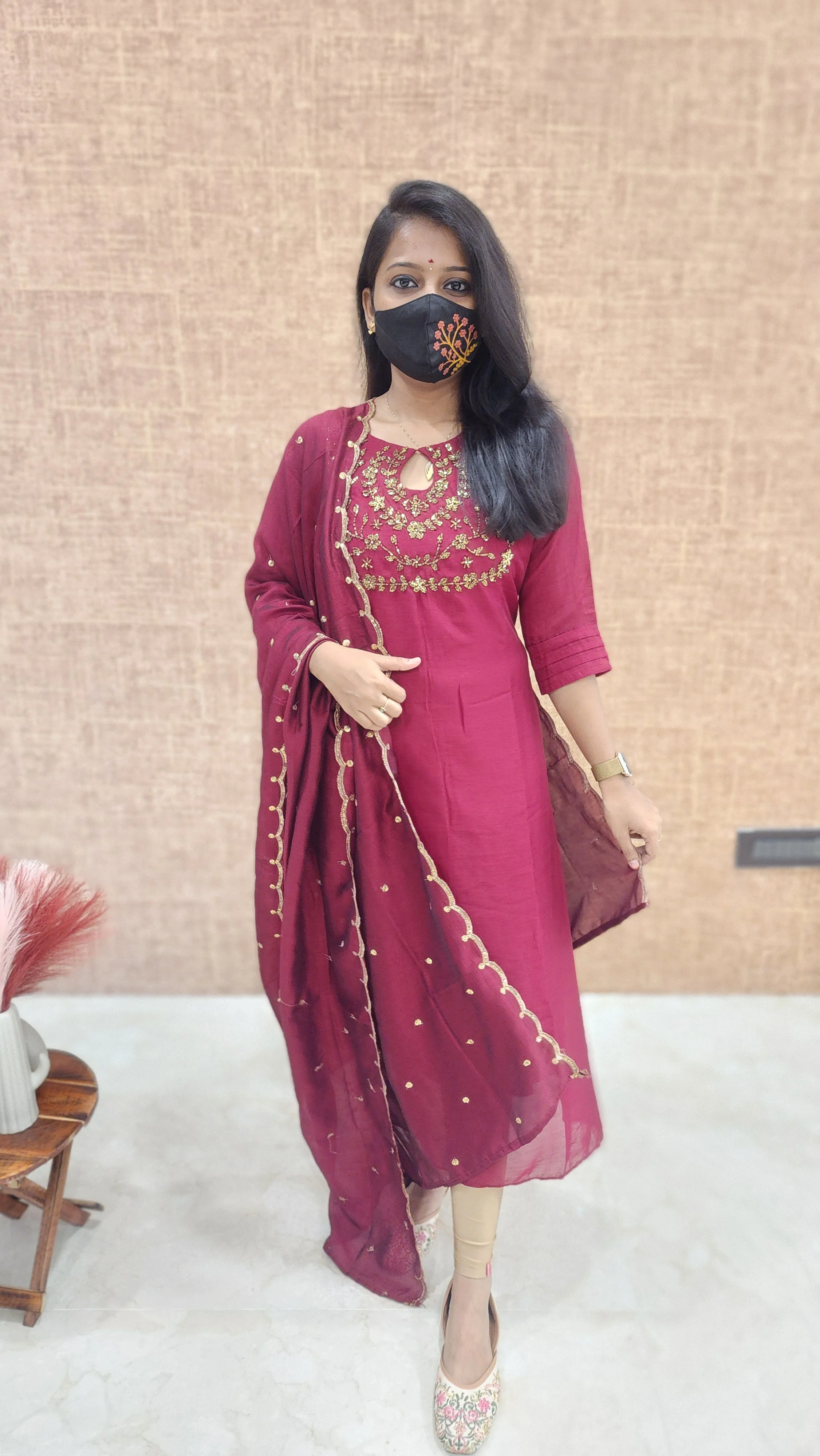 Sprinklez Coral Dream Kurti  (9632)c4 - Image 3